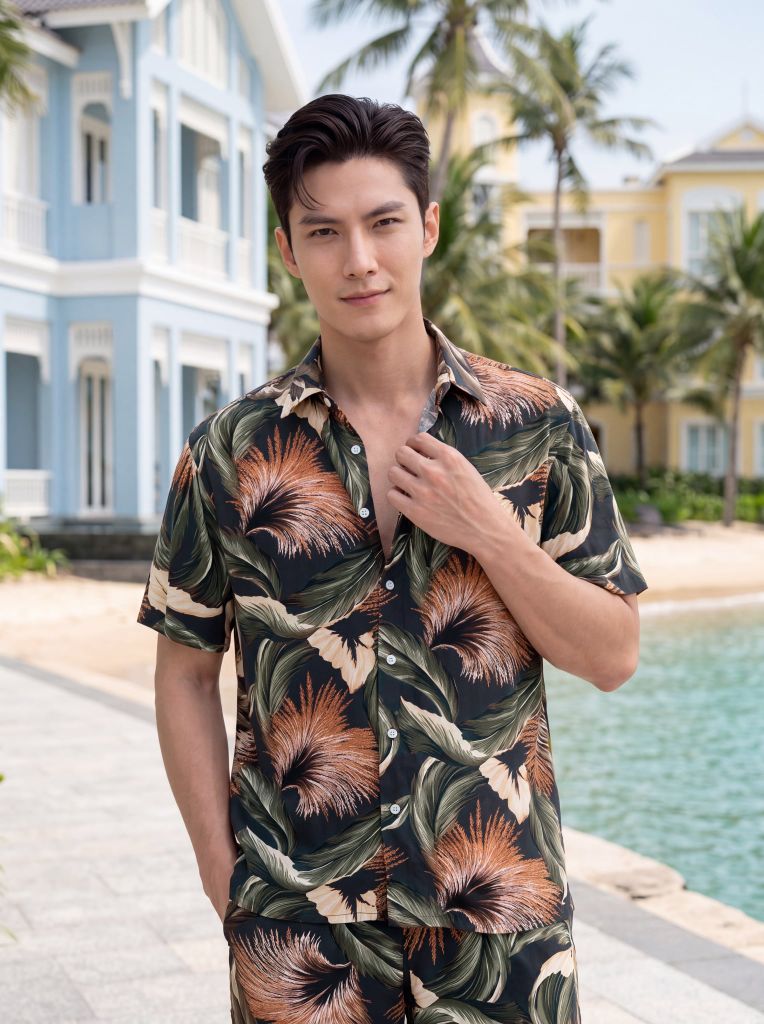 Bộ quần áo lanh May 10 mã 060126245ON 8