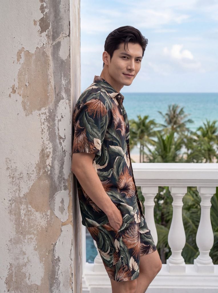 Bộ quần áo lanh May 10 mã 060126245ON 8