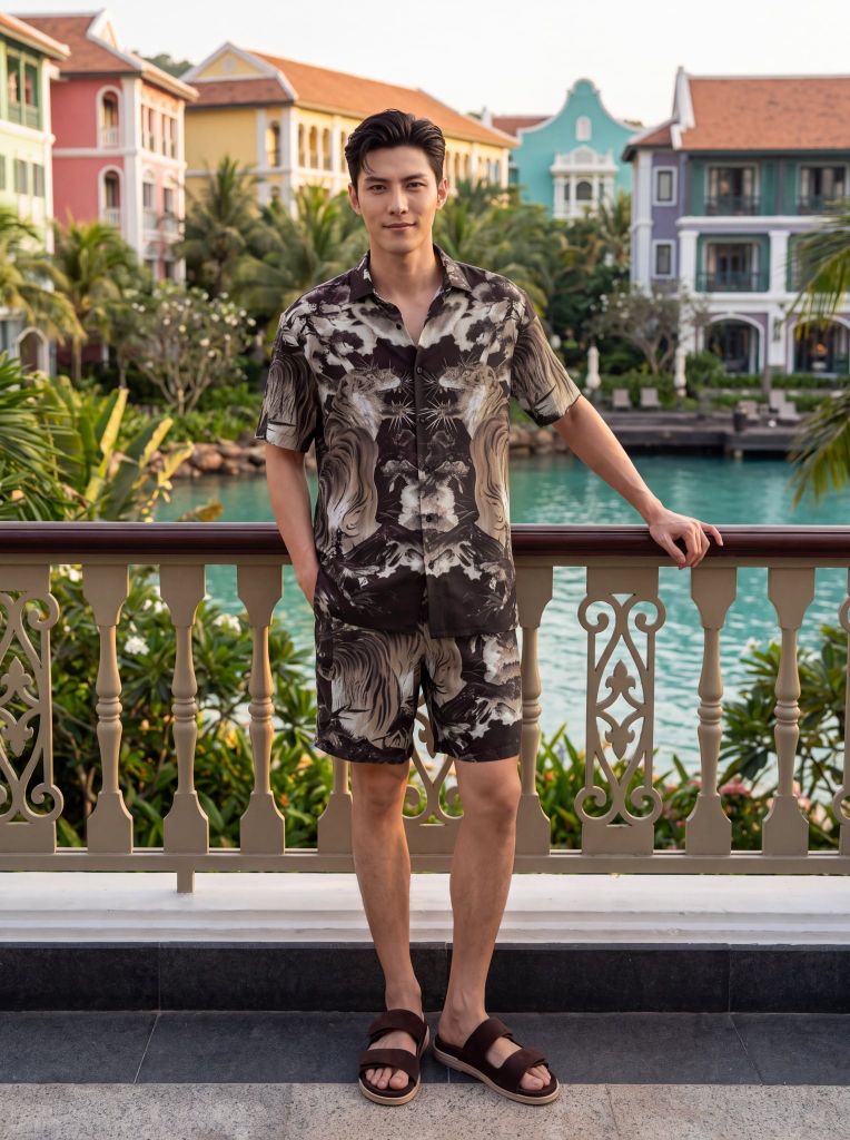 Bộ quần áo lanh May 10 mã 060126245ON 9