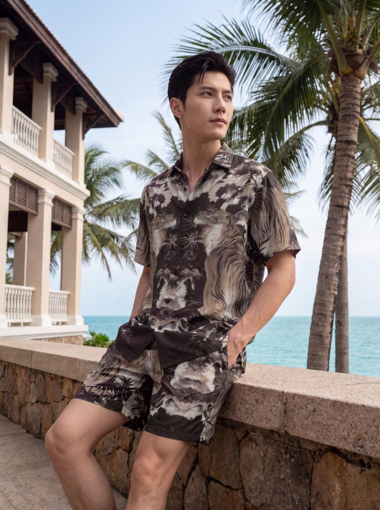 Bộ quần áo lanh May 10 mã 060126245ON 9