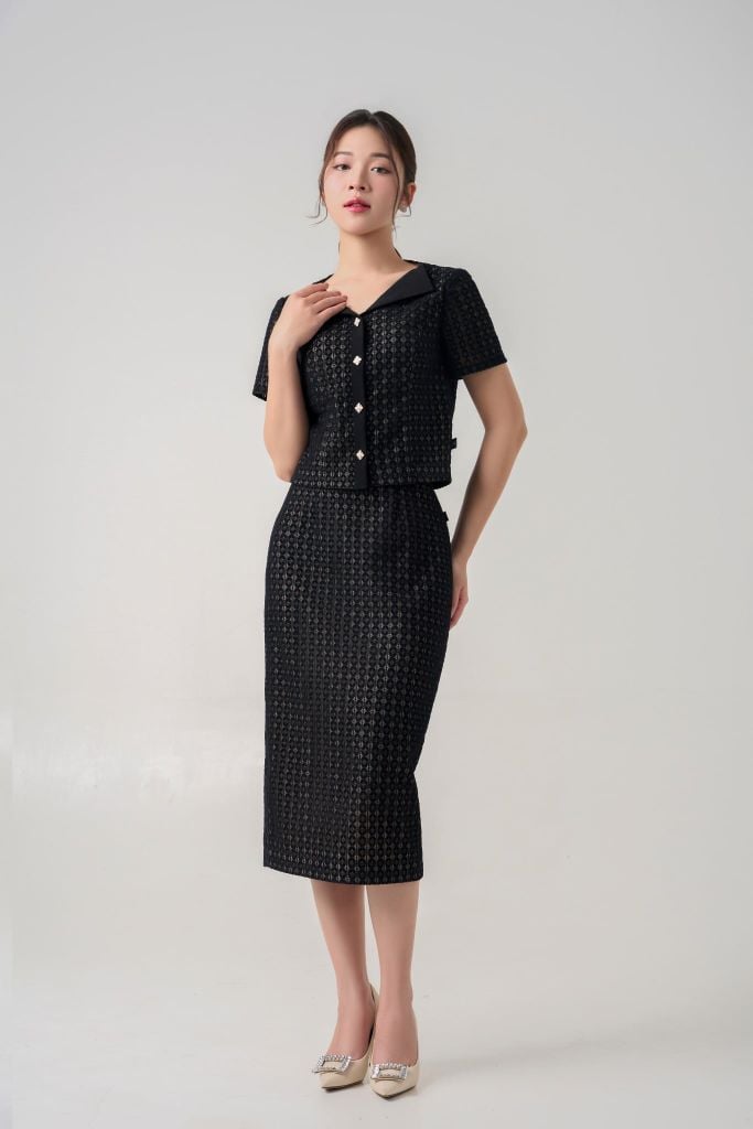 Đầm nữ GrusZ mã 050225047GZH VK218