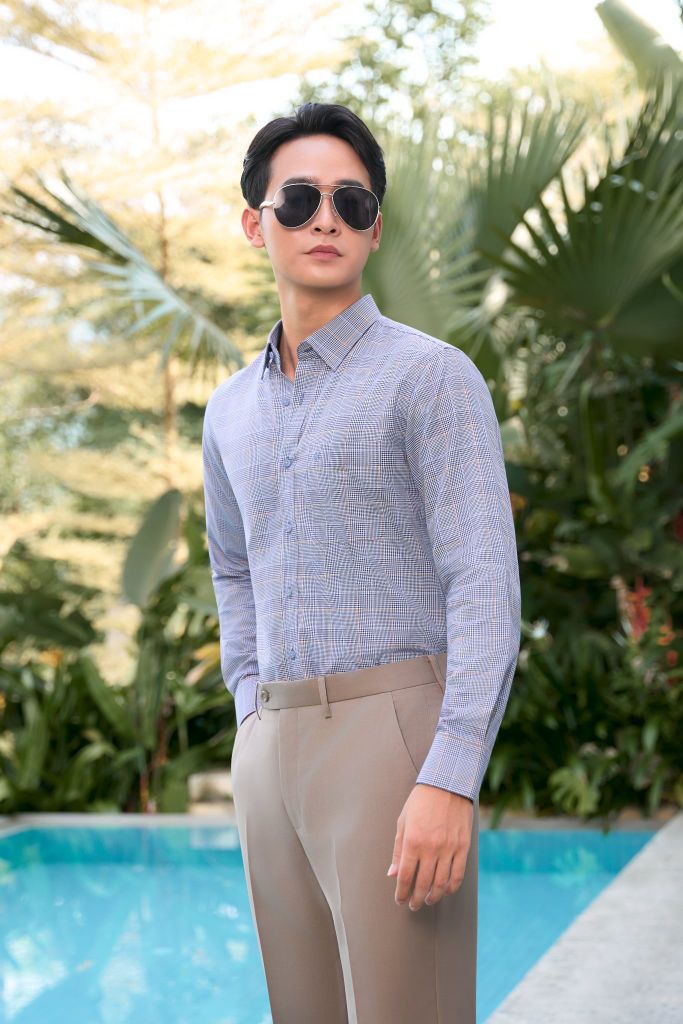 Sơ mi nam dài tay GrusZ form RegularFit mã 010125014GZ AK626