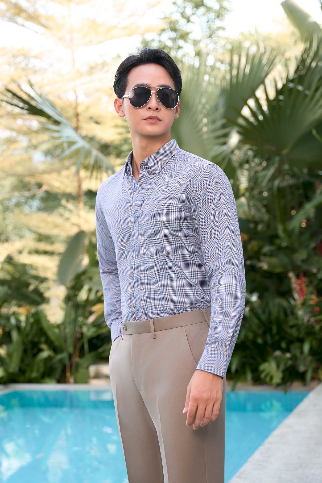 Sơ mi nam dài tay GrusZ form RegularFit mã 010125014GZ AK626