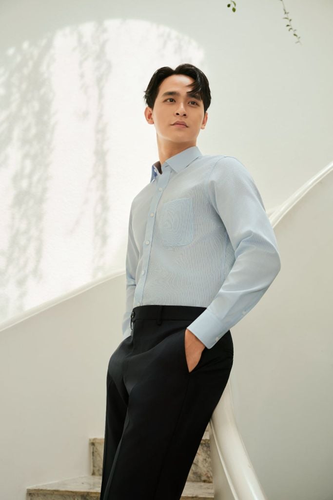 Sơ mi nam dài tay GrusZ form RegularFit mã 010125054GZ AD183