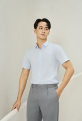 Sơ mi nam cộc tay GrusZ form SlimFit mã 010125007GZ AD157