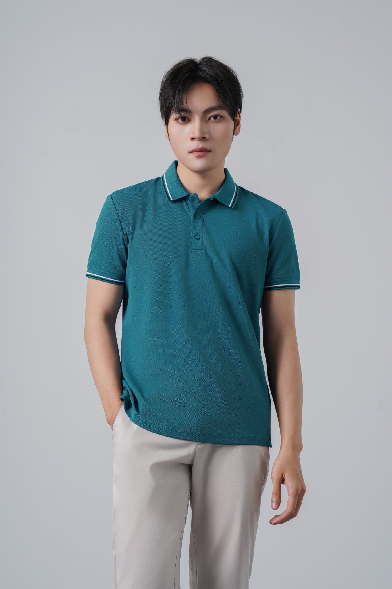 Áo phông nam cộc tay May 10 mã 140125119FL BlueCoral