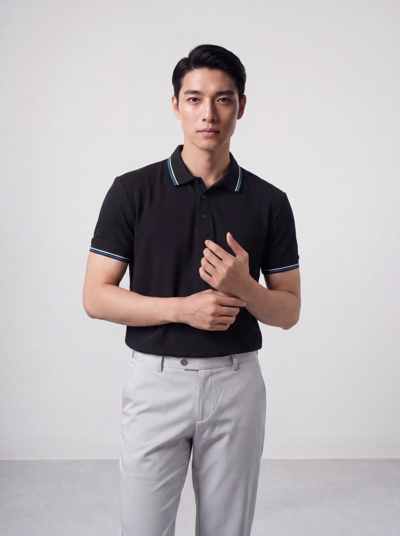 Áo phông nam cộc tay May 10 mã 140125119FL Caviar