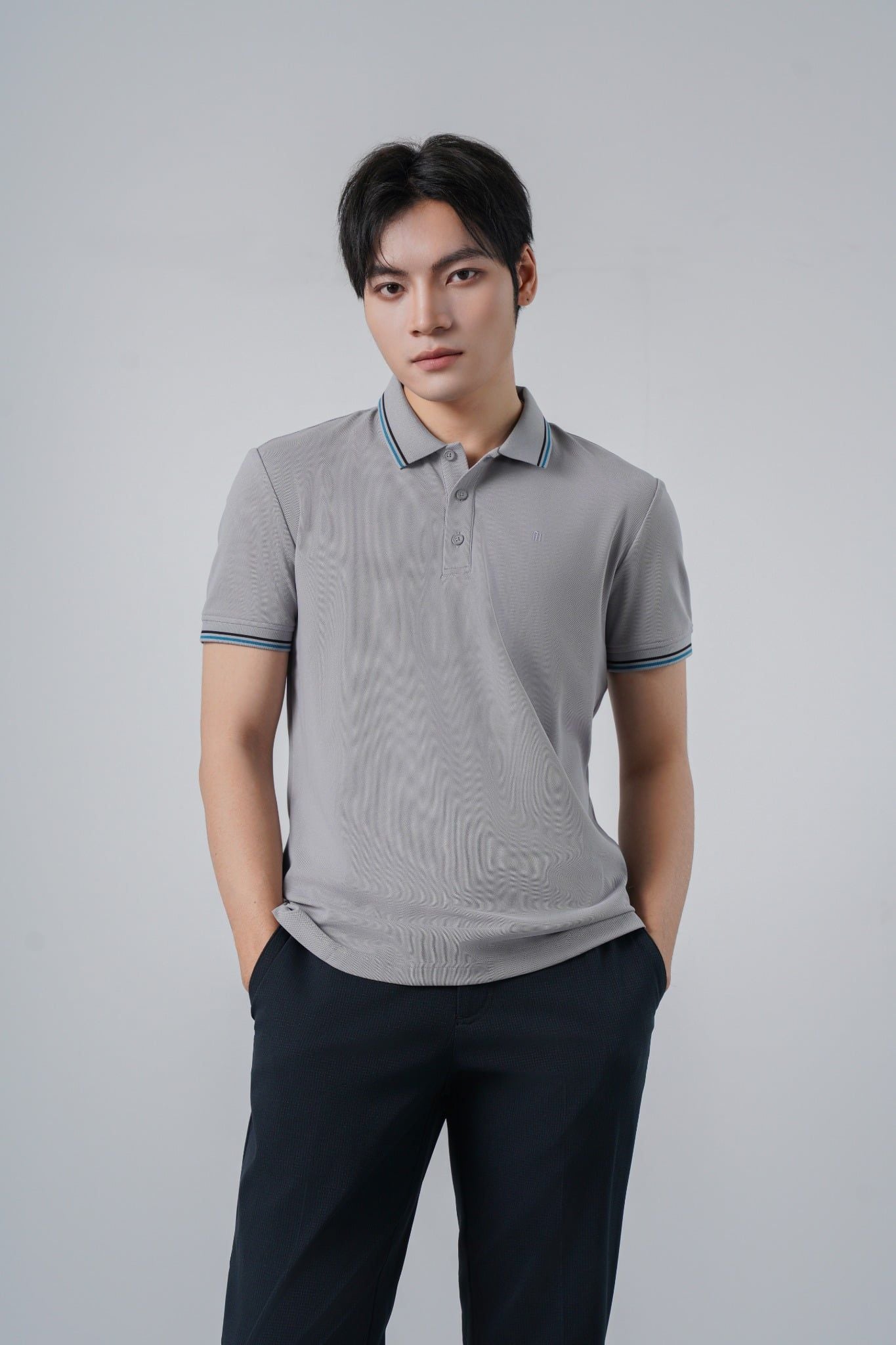 Áo phông nam cộc tay May 10 mã 140125119FL GREY