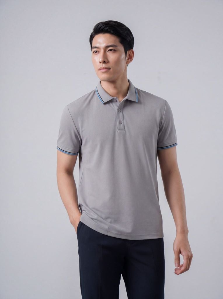 Áo phông nam cộc tay May 10 mã 140125119FL GREY