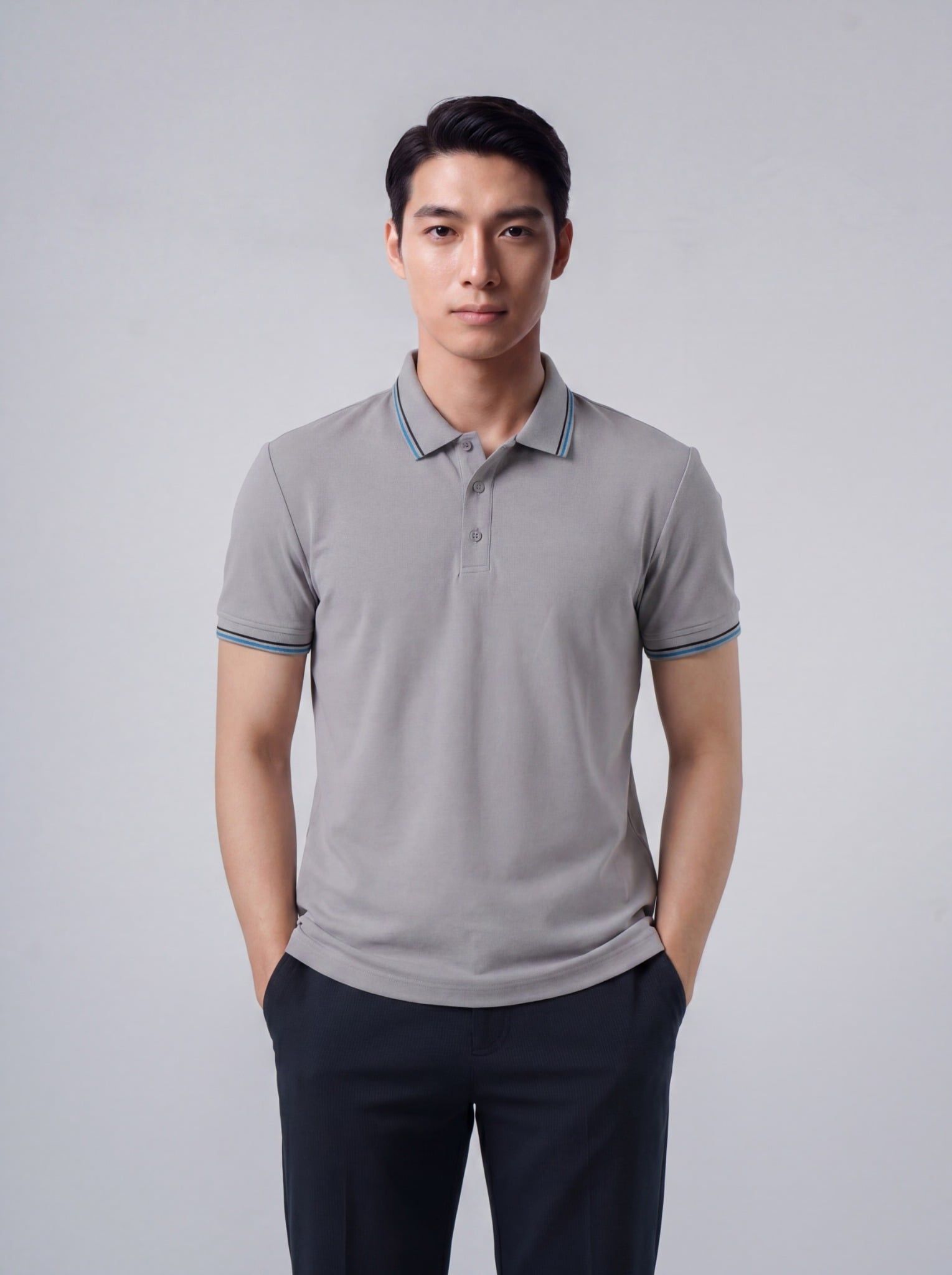 Áo phông nam cộc tay May 10 mã 140125119FL GREY