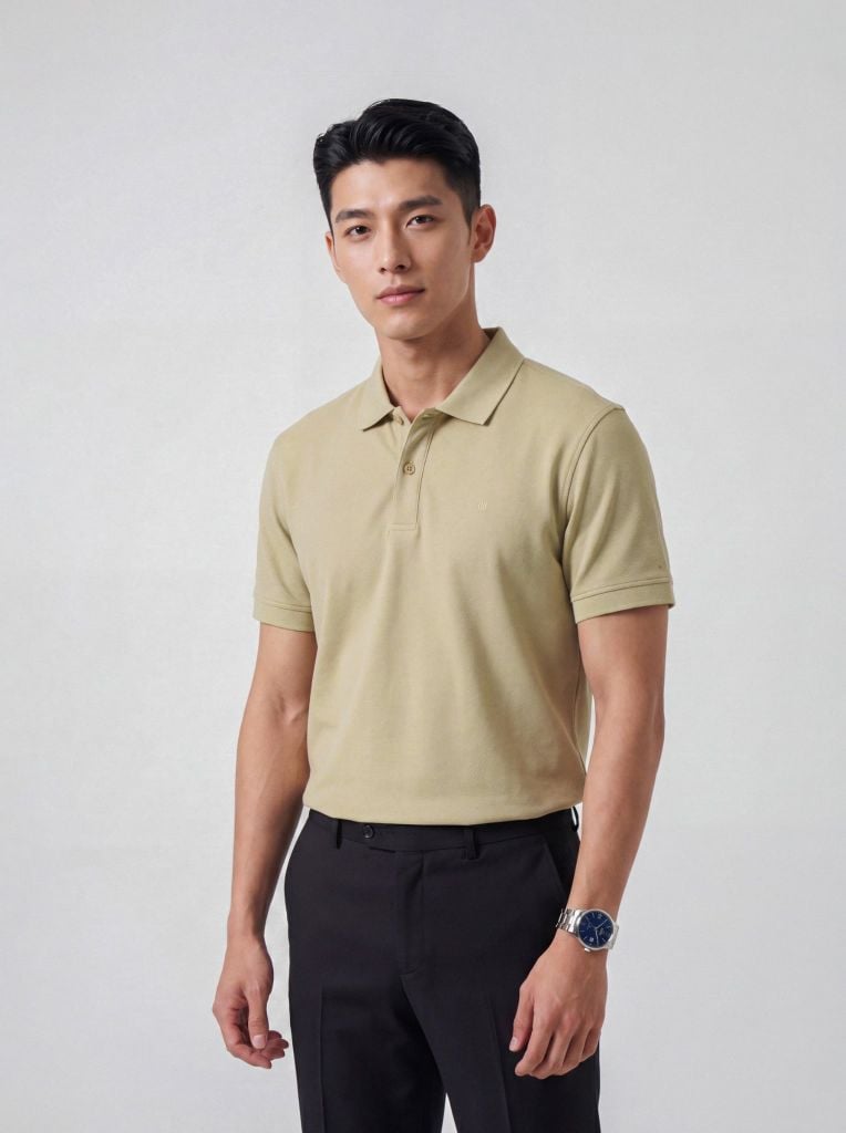 Áo phông nam cộc tay May 10 mã 140126006LV Be