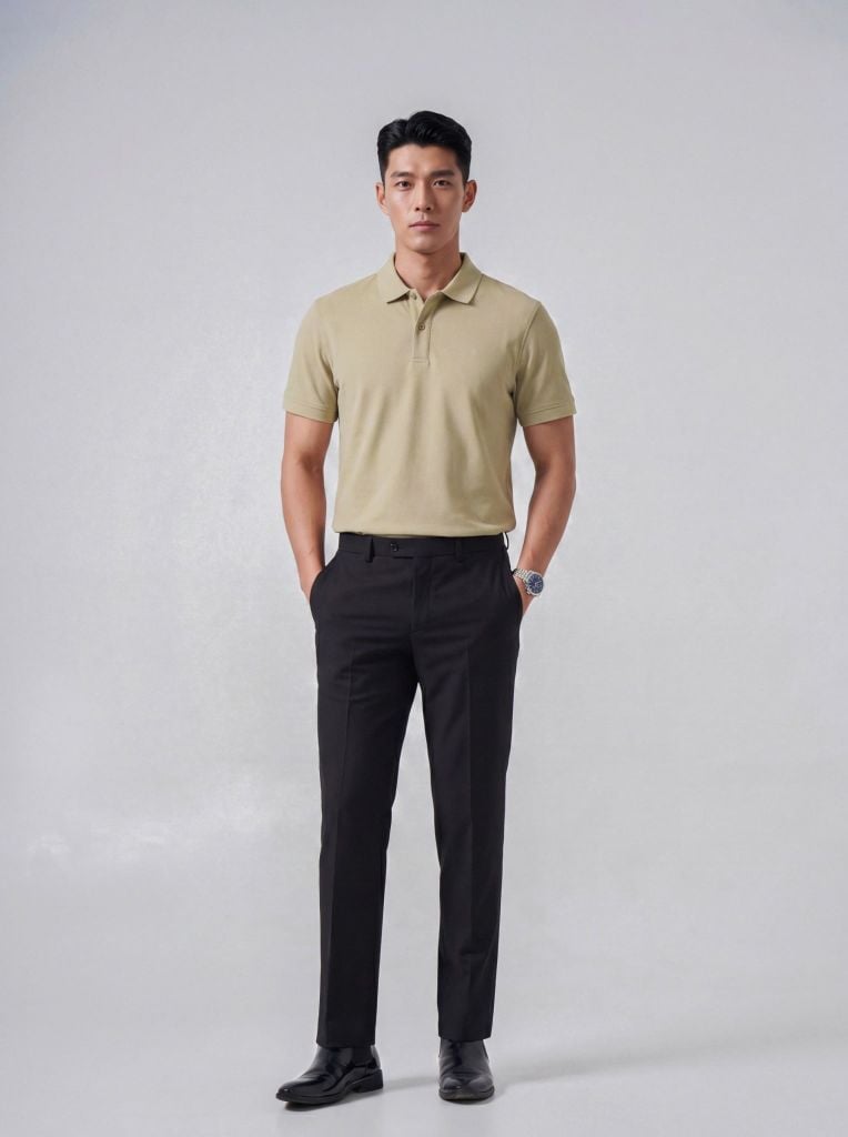 Áo phông nam cộc tay May 10 mã 140126006LV Be