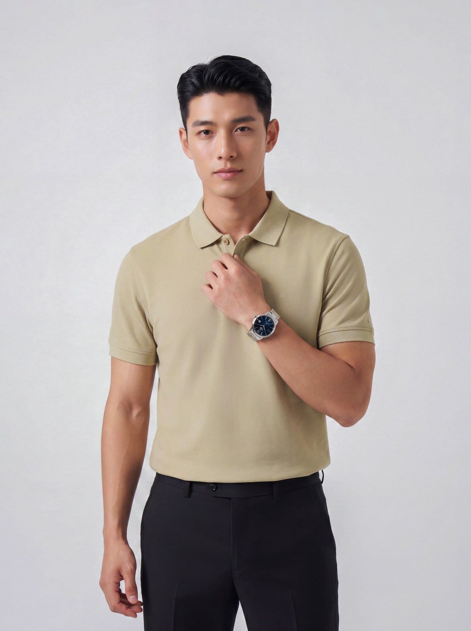 Áo phông nam cộc tay May 10 mã 140126006LV Be