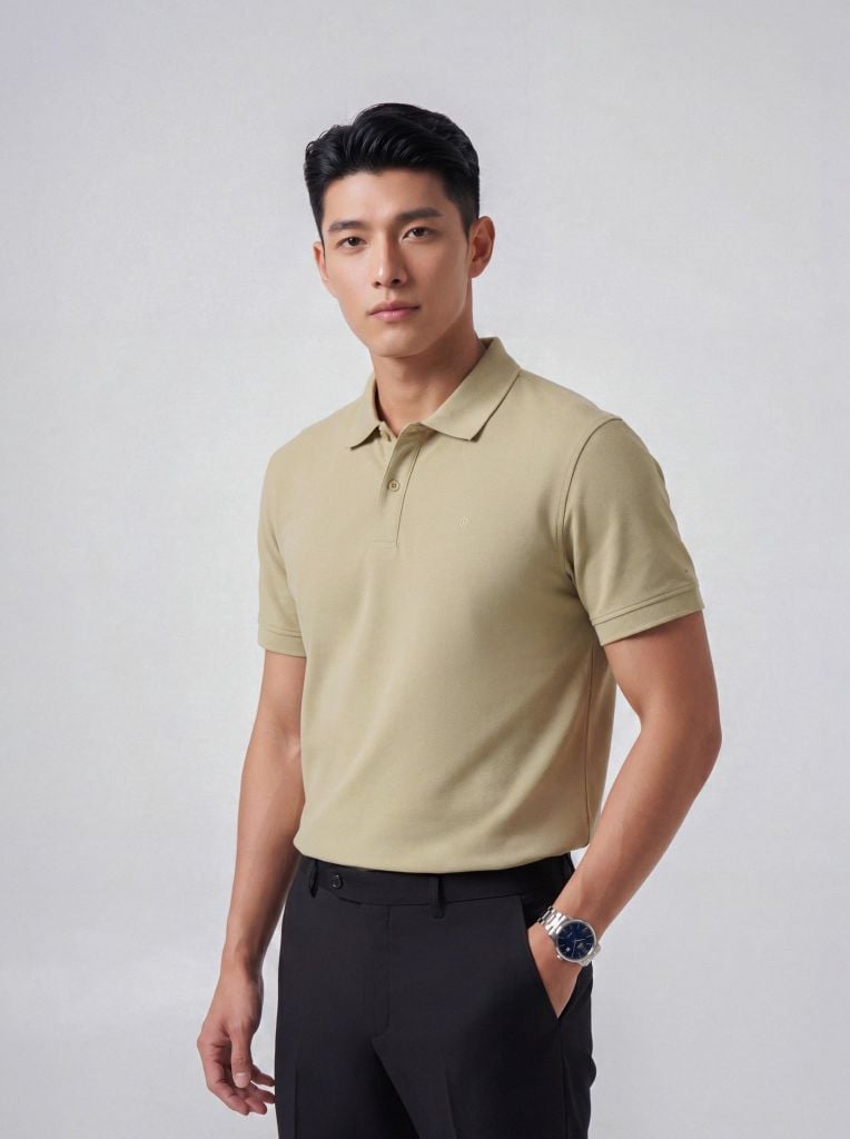 Áo phông nam cộc tay May 10 mã 140126006LV Be