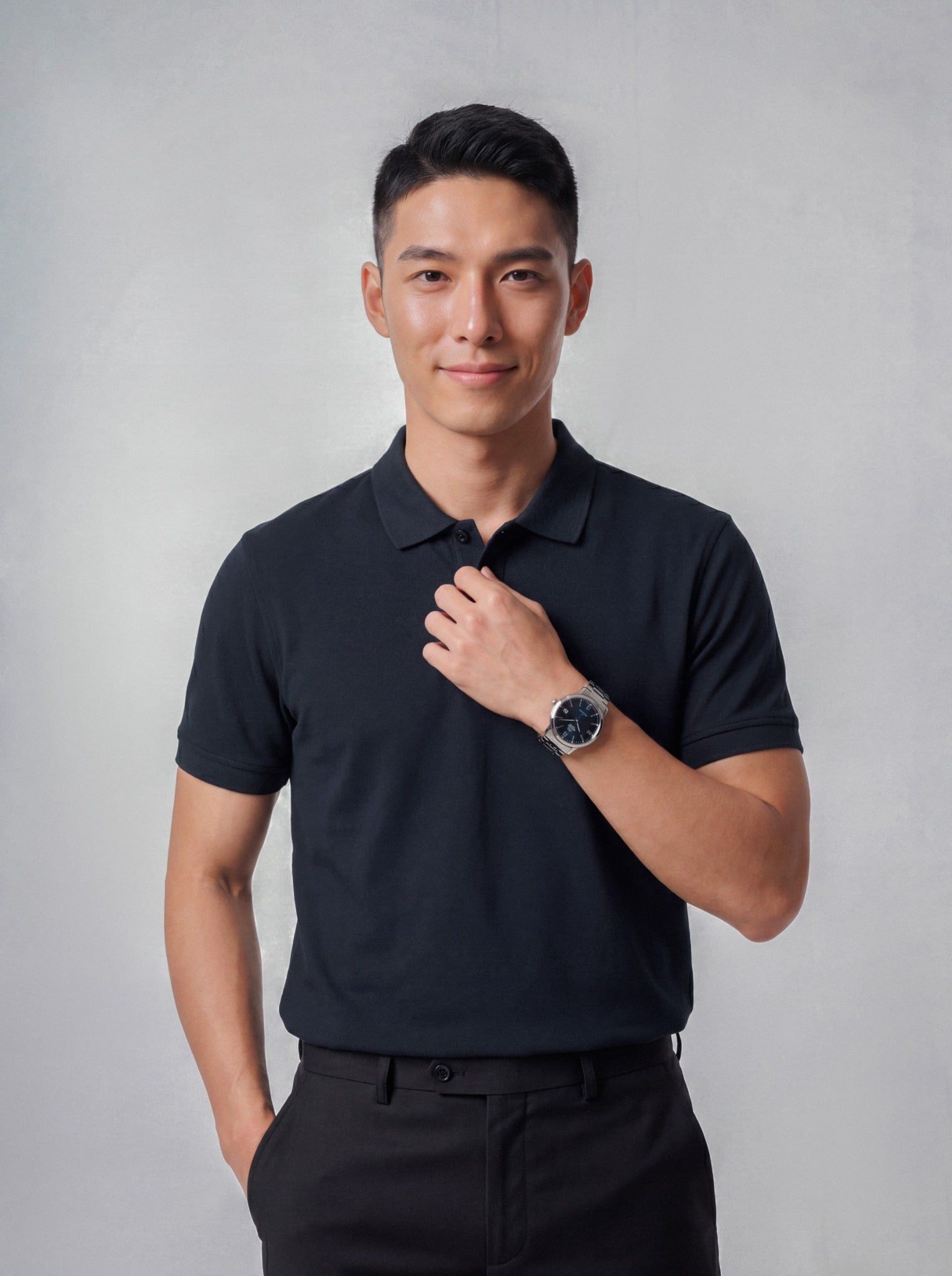 Áo phông nam cộc tay May 10 mã 140126006LV Tím than