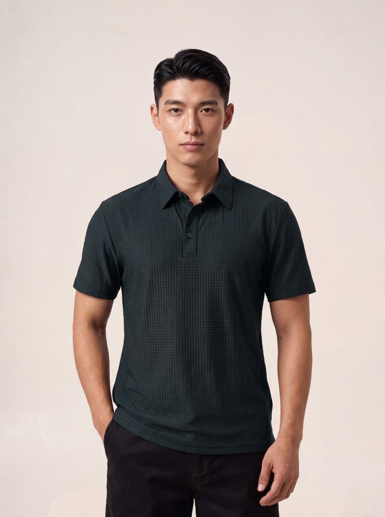 Áo phông nam cộc tay GrusZ mã 140126017GZTĐ APVG02