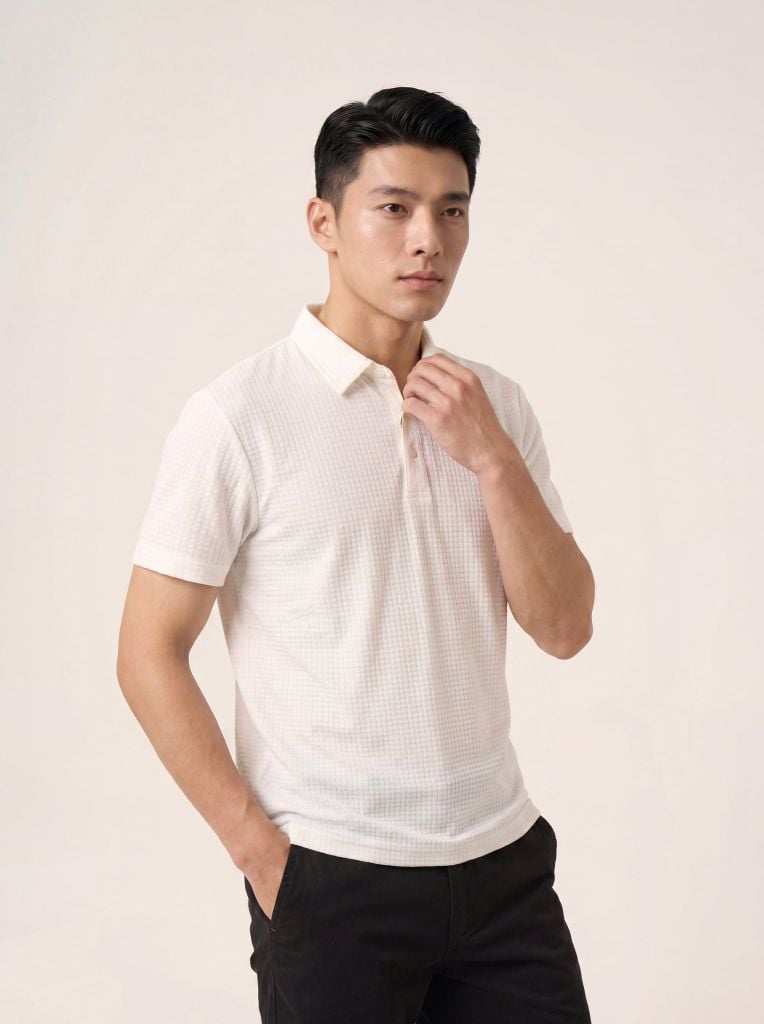 Áo phông nam cộc tay GrusZ mã 140126017GZTĐ APVG04