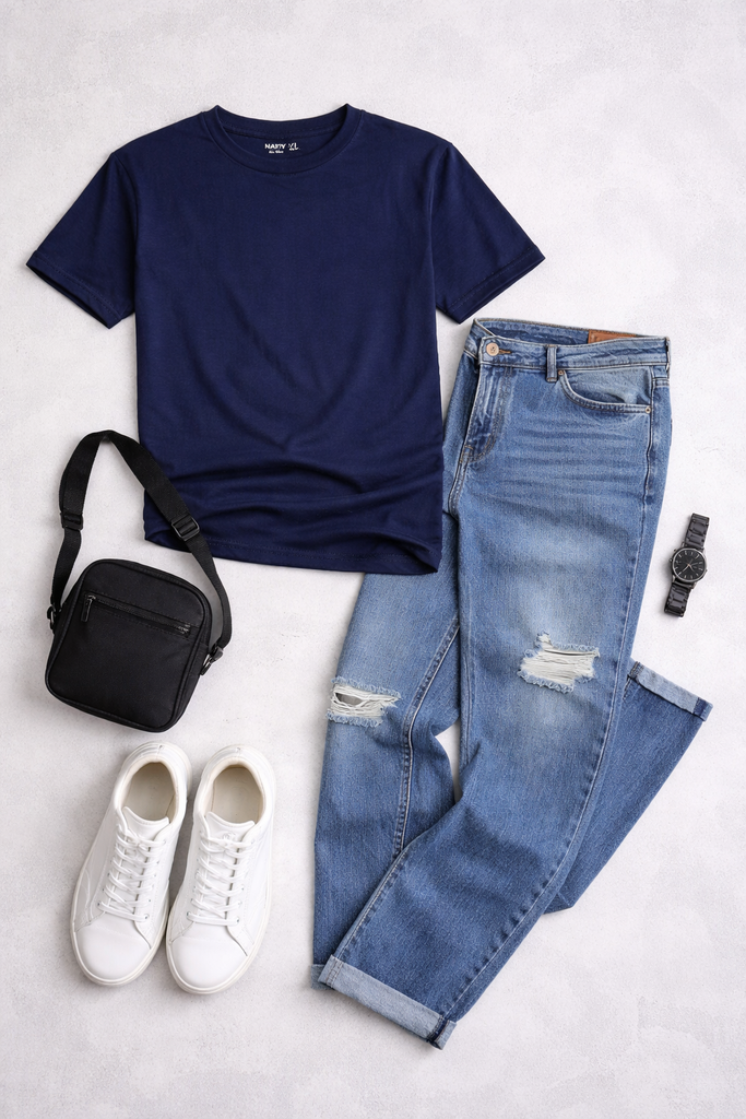 Áo T-SHIRT nam cộc tay May 10 mã 140126070LV Tím than