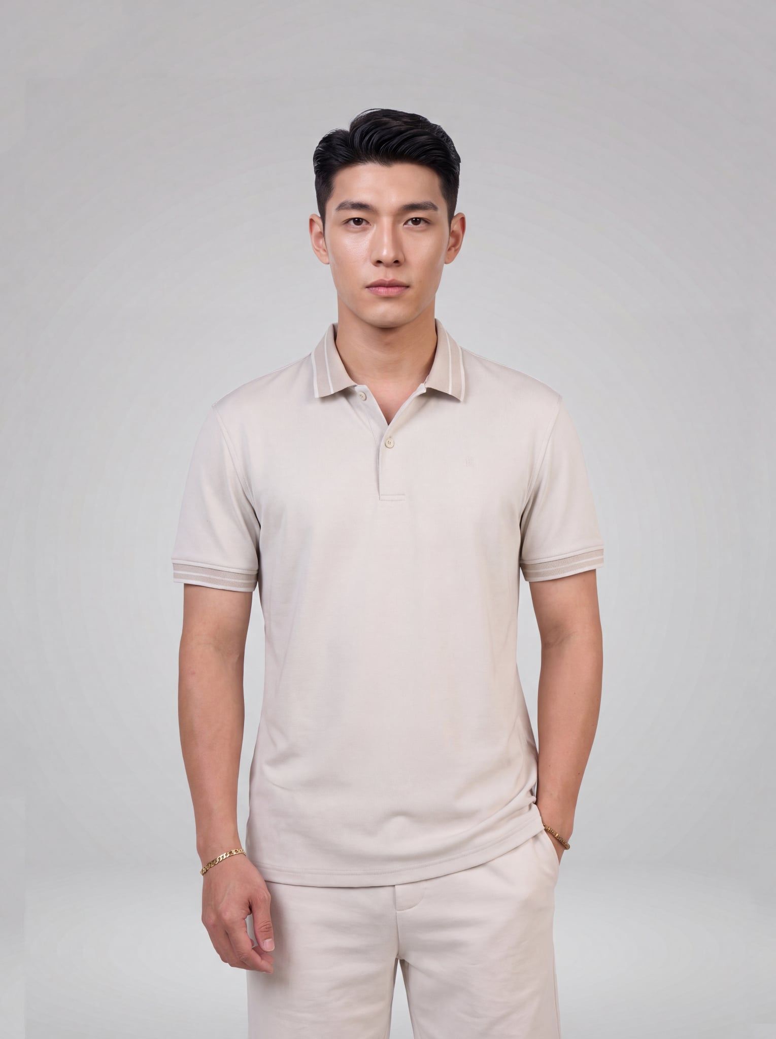 Áo phông nam cộc tay May 10 form Regular mã 140126089FL BE-FL