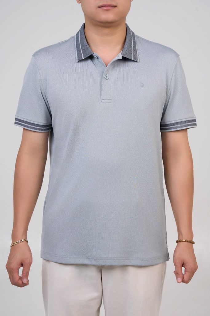 Áo phông nam cộc tay May 10 form Regular mã 140126089FL GREY-FL