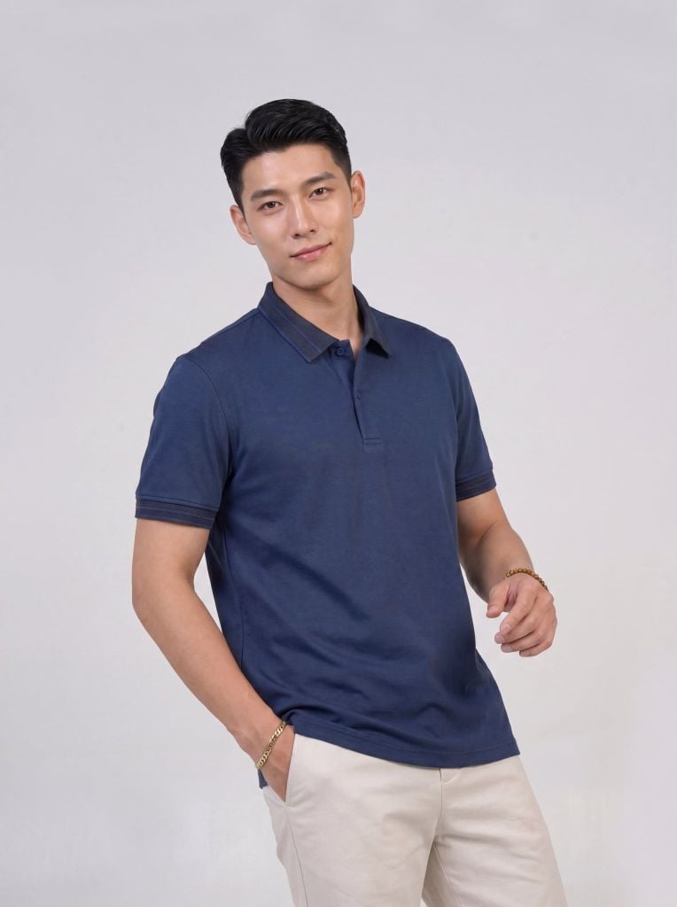 Áo phông nam cộc tay May 10 form Regular mã 140126089FL X.ĐEN-FL