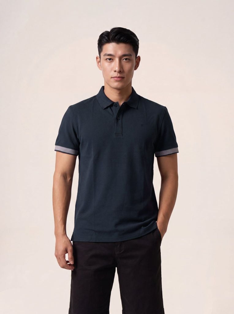 Áo phông nam cộc tay May 10 mã 140126091LV Tím than