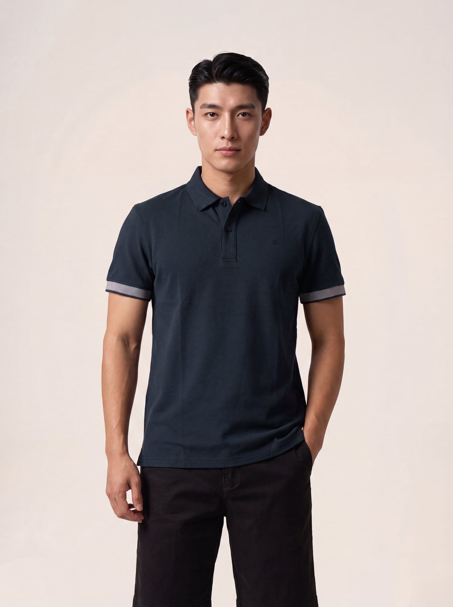 Áo phông nam cộc tay May 10 mã 140126091LV Tím than