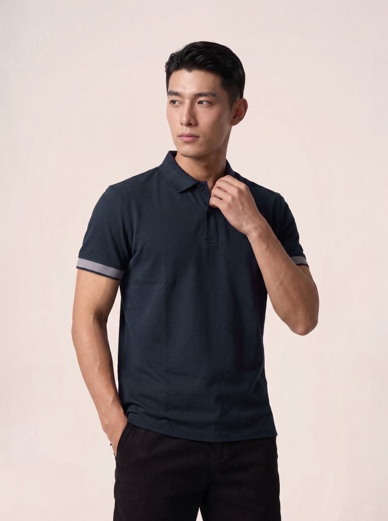 Áo phông nam cộc tay May 10 mã 140126091LV Tím than