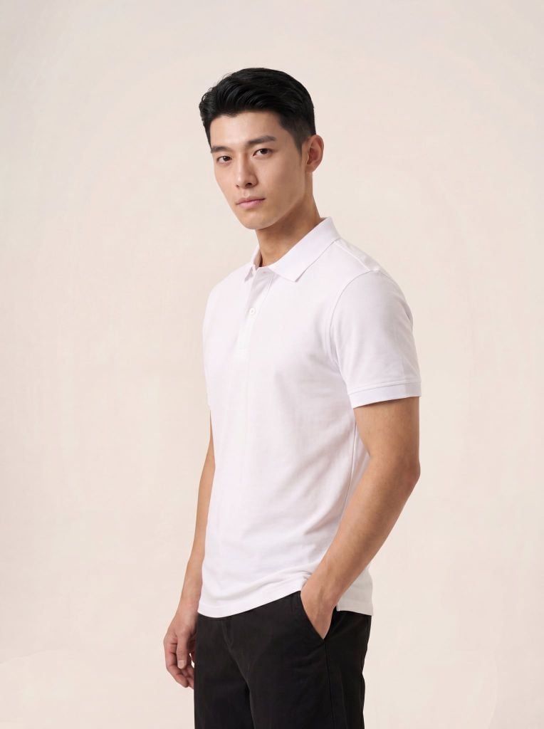 Áo phông nam cộc tay May 10 mã 140126091LV Trắng