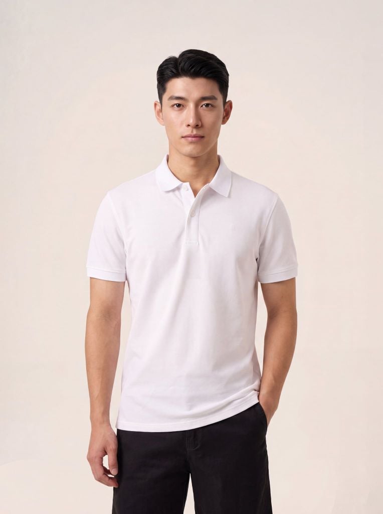 Áo phông nam cộc tay May 10 mã 140126091LV Trắng