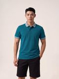  Áo phông nam cộc tay May 10 mã 140126091LV Xanh Cổ Vịt 