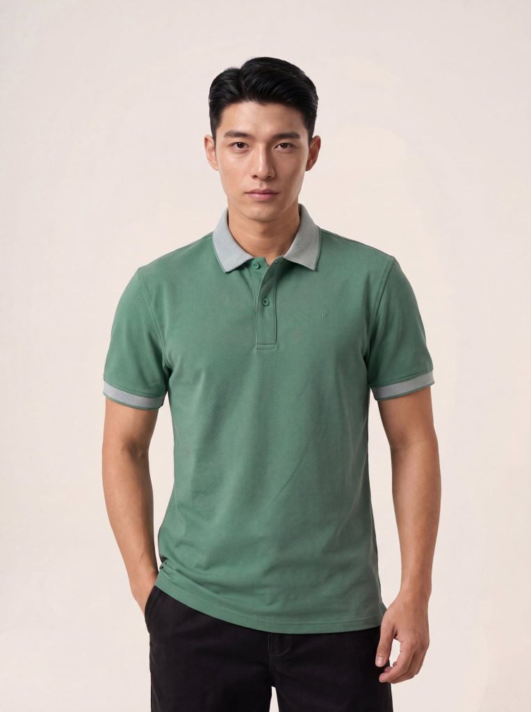 Áo phông nam cộc tay May 10 mã 140126091LV Xanh ngọc