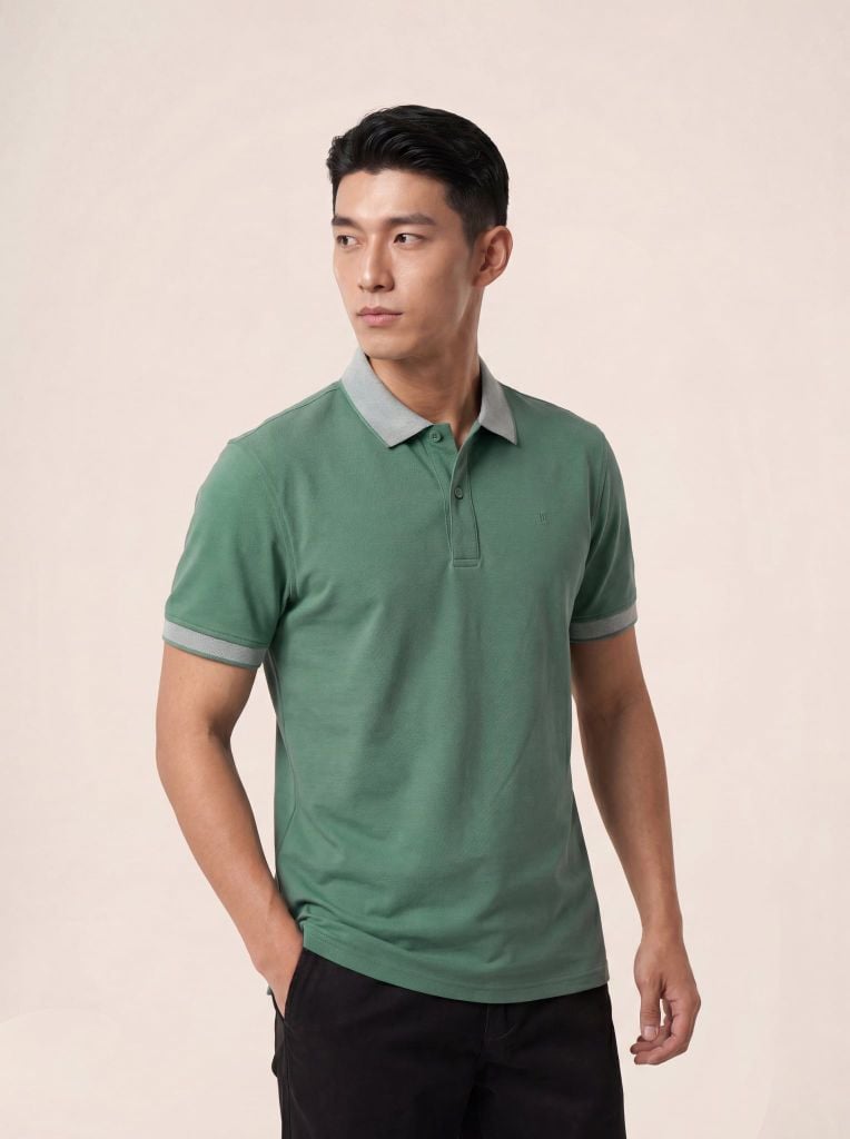 Áo phông nam cộc tay May 10 mã 140126091LV Xanh ngọc