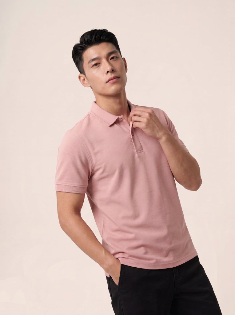 Áo phông nam cộc tay May 10 mã 140126092LV Hồng
