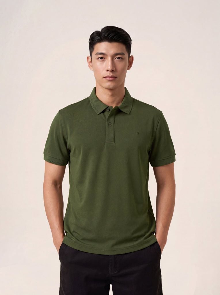 Áo phông nam cộc tay May 10 mã 140126092LV Rêu