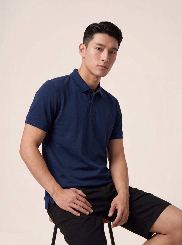 Áo phông nam cộc tay May 10 mã 140126092LV Tím than