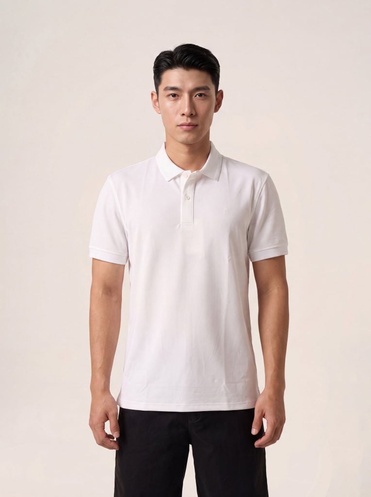 Áo phông nam cộc tay May 10 mã 140126092LV Trắng