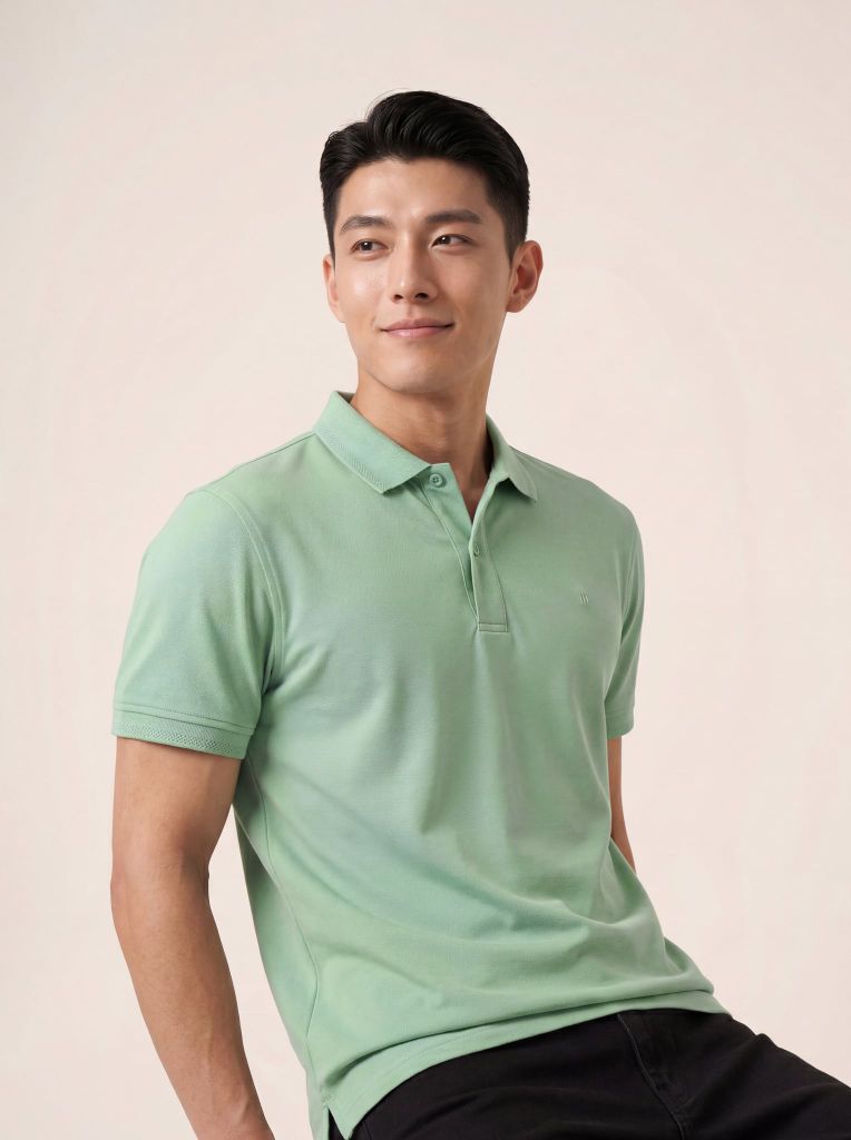Áo phông nam cộc tay May 10 mã 140126092LV Xanh ngọc
