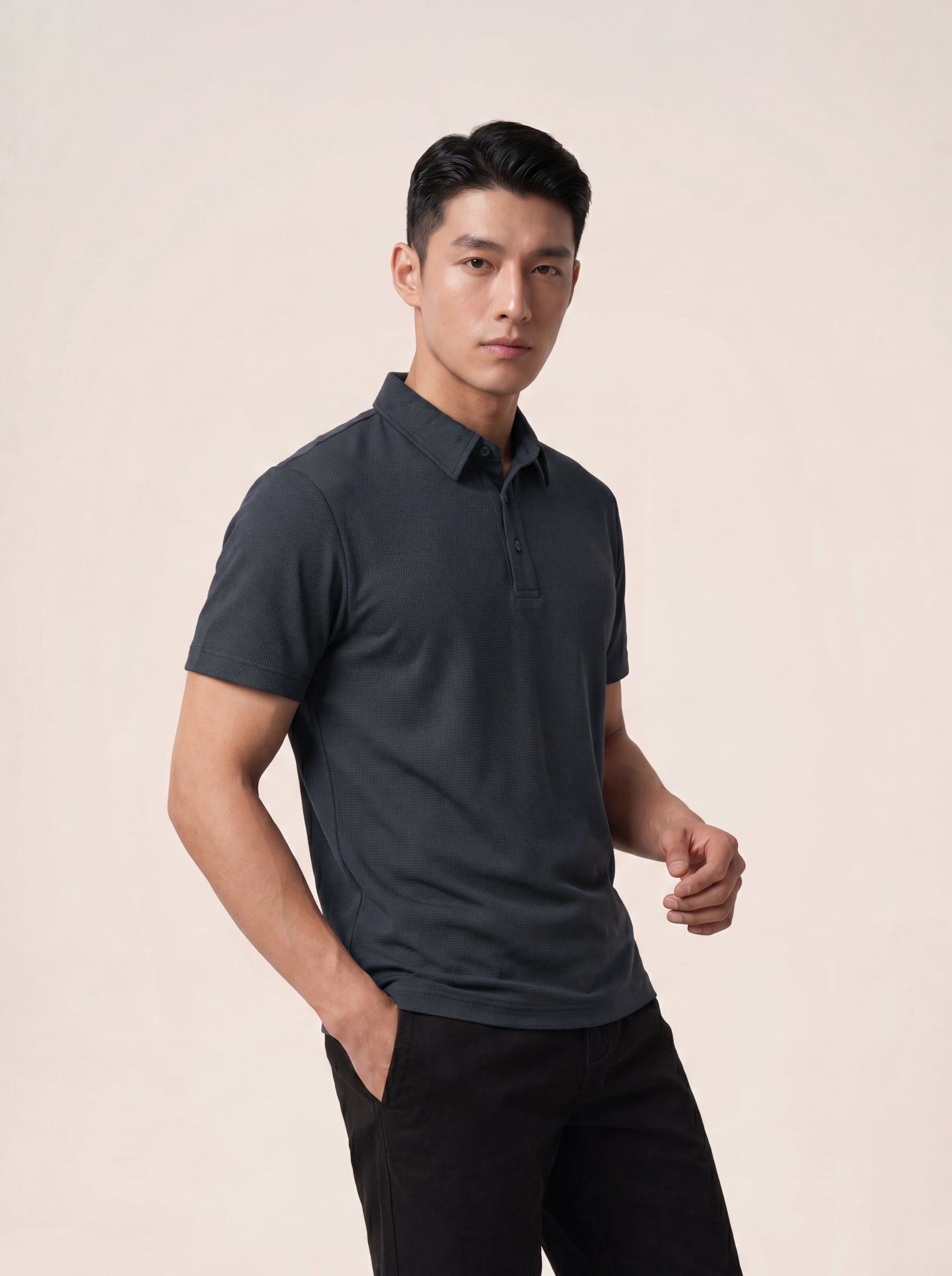 Áo phông nam cộc tay May 10 mã 140126162TĐ APVG09