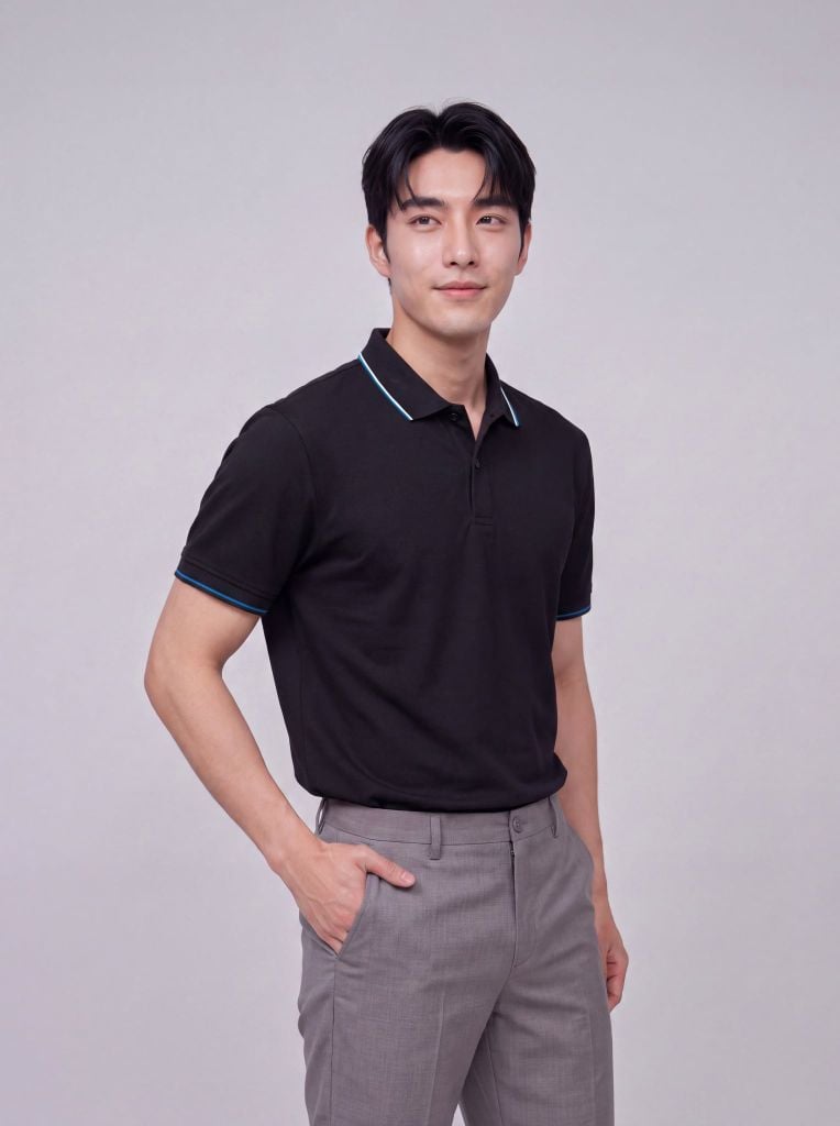 Áo phông nam cộc tay May 10 mã 140126215LV ĐEN