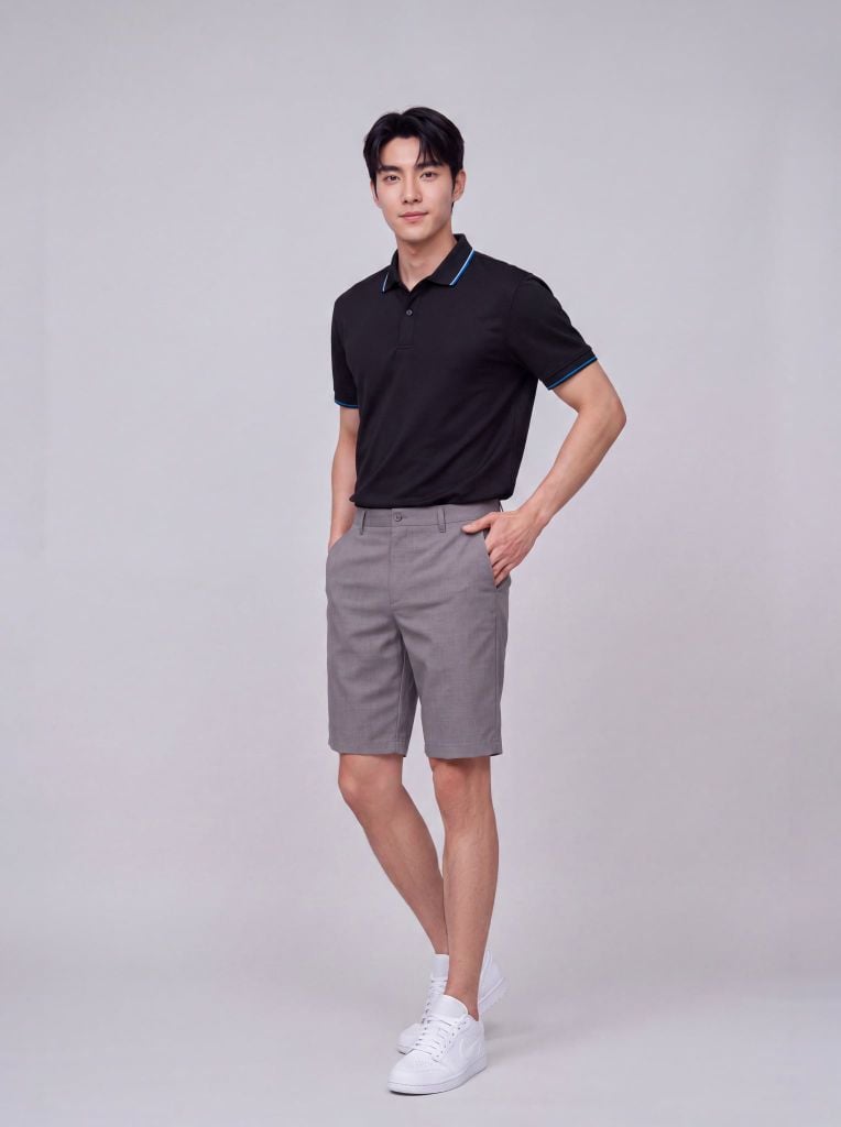 Áo phông nam cộc tay May 10 mã 140126215LV ĐEN