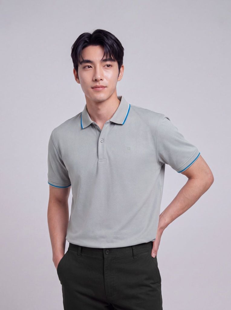 Áo phông nam cộc tay May 10 mã 140126215LV GHI