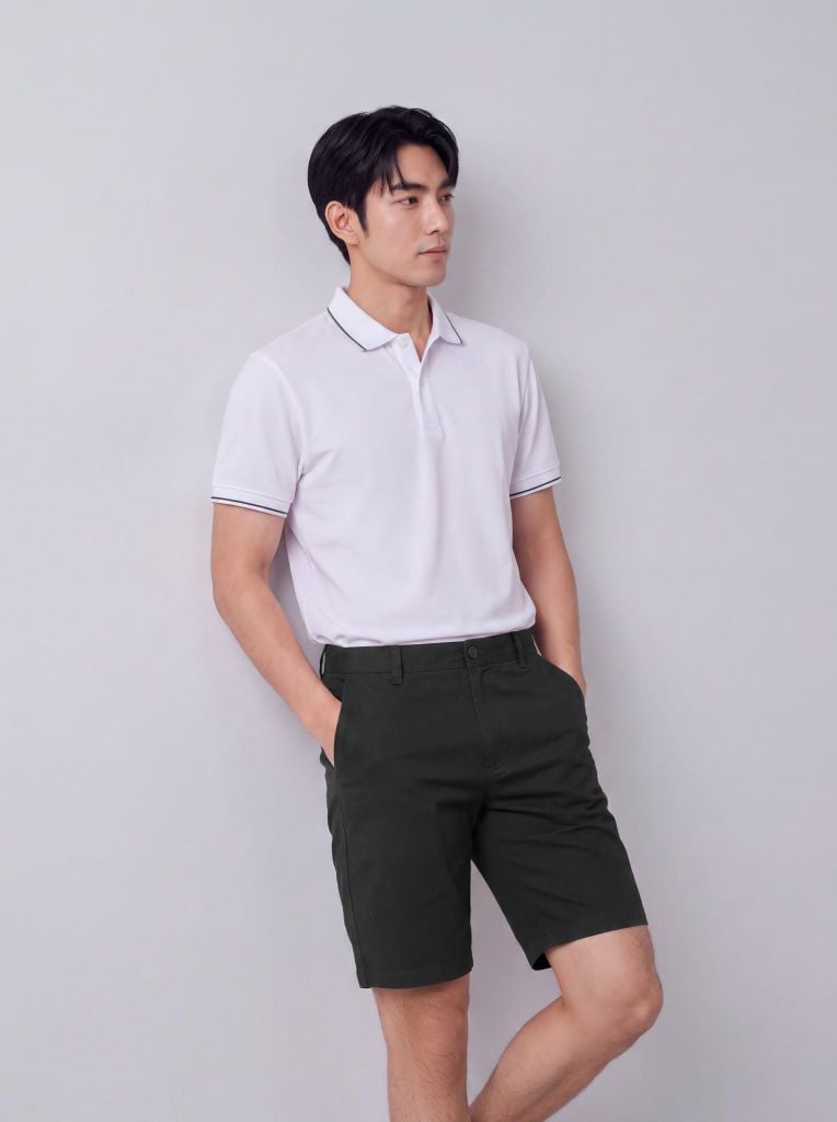 Áo phông nam cộc tay May 10 mã 140126215LV Trắng