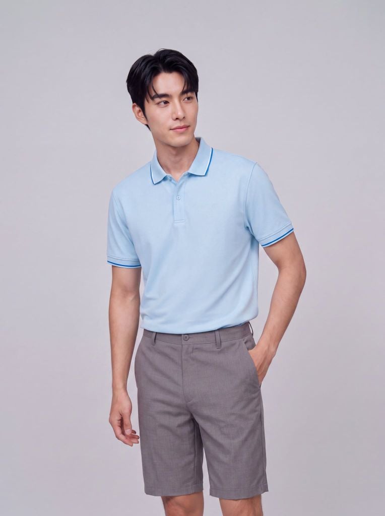 Áo phông nam cộc tay May 10 mã 140126215LV Xanh dương