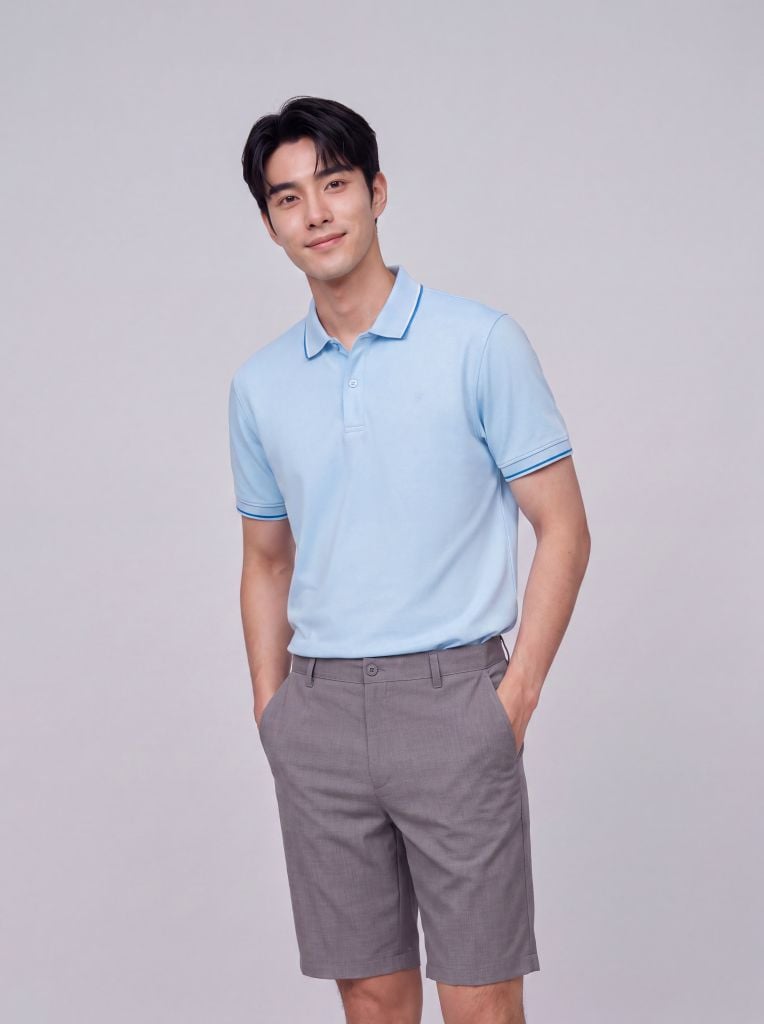 Áo phông nam cộc tay May 10 mã 140126215LV Xanh dương