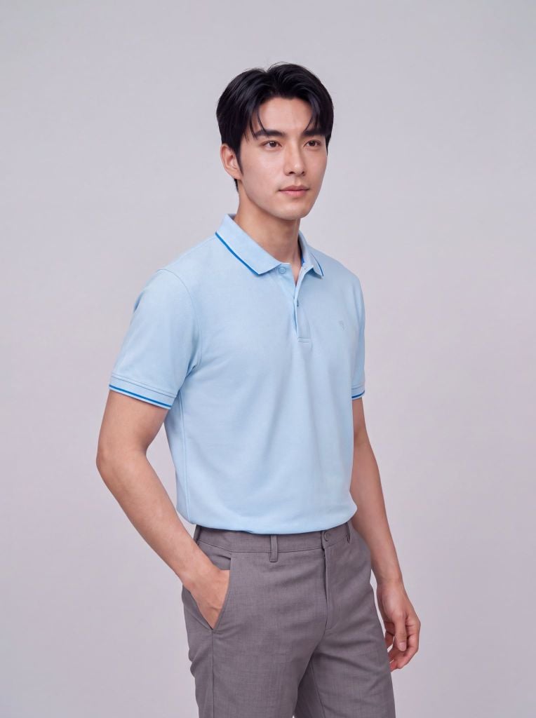Áo phông nam cộc tay May 10 mã 140126215LV Xanh dương