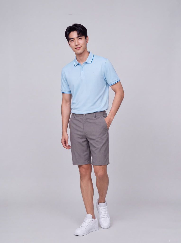 Áo phông nam cộc tay May 10 mã 140126215LV Xanh dương