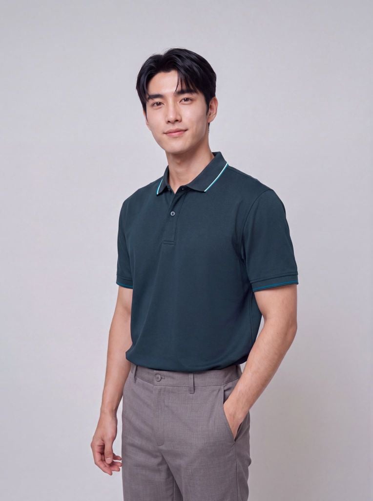 Áo phông nam cộc tay May 10 mã 140126215LV Xanh Navy