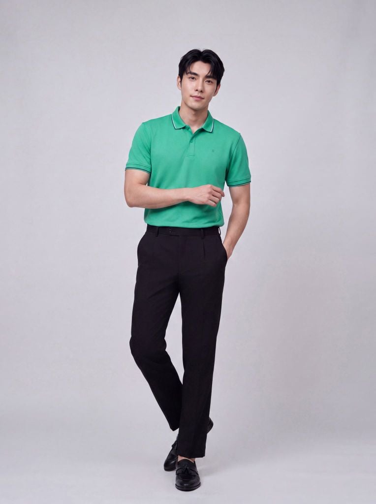 Áo phông nam cộc tay May 10 mã 140126215LV Xanh ngọc