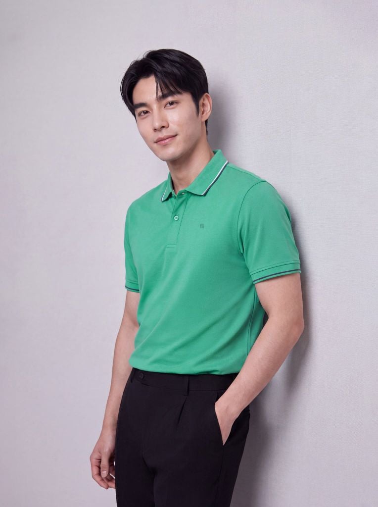 Áo phông nam cộc tay May 10 mã 140126215LV Xanh ngọc